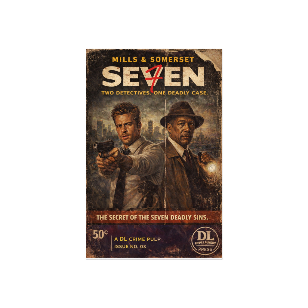 Mills & Somerset - Retro Crime Noir Fine Art Print