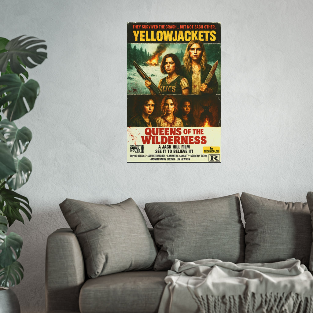 Yellowjackets: Queens of the Wilderness Grind House Inspired Print Unique Gift for Film Lovers, Home Aesthetic