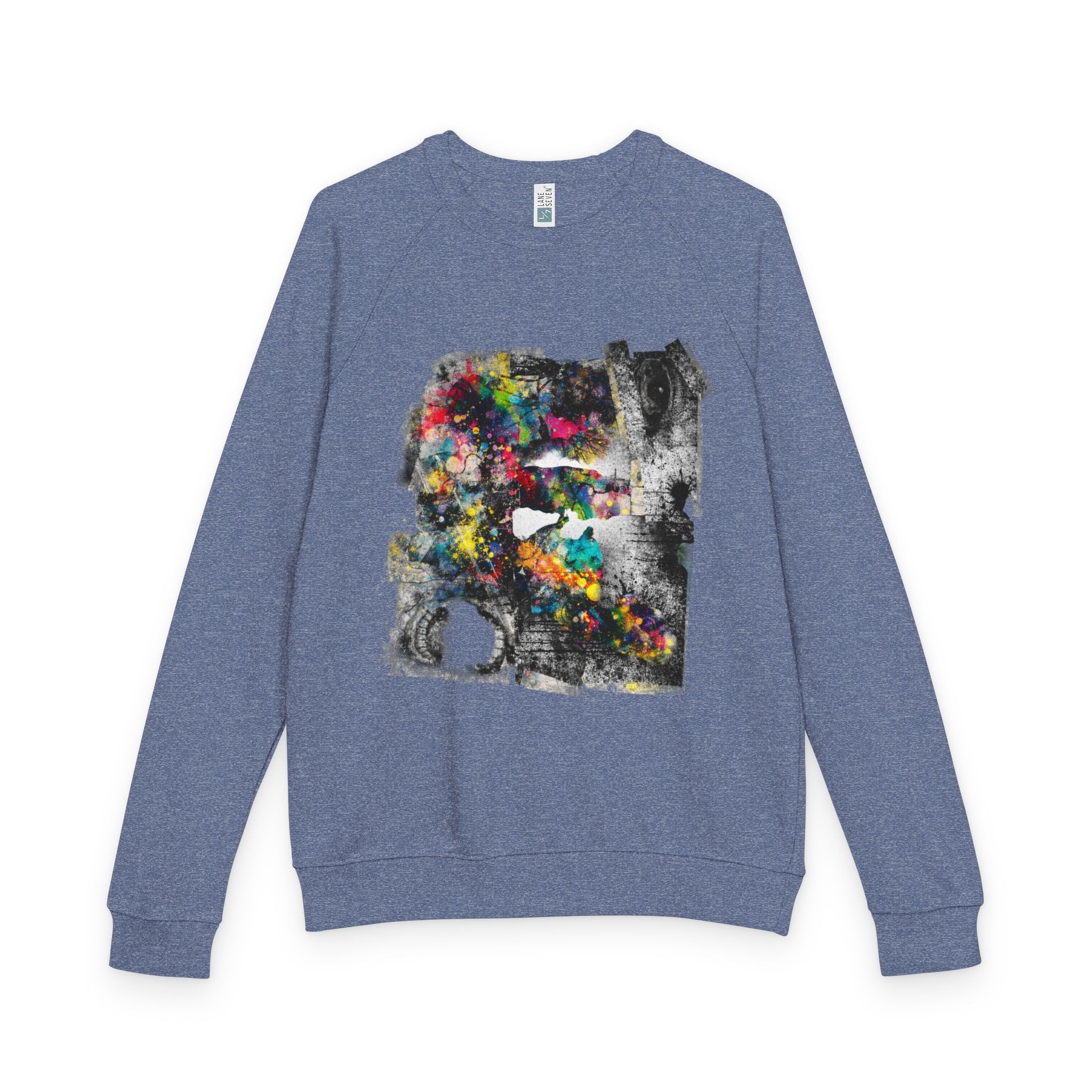 Splatterpaint Raglan Crewneck Sweatshirt
