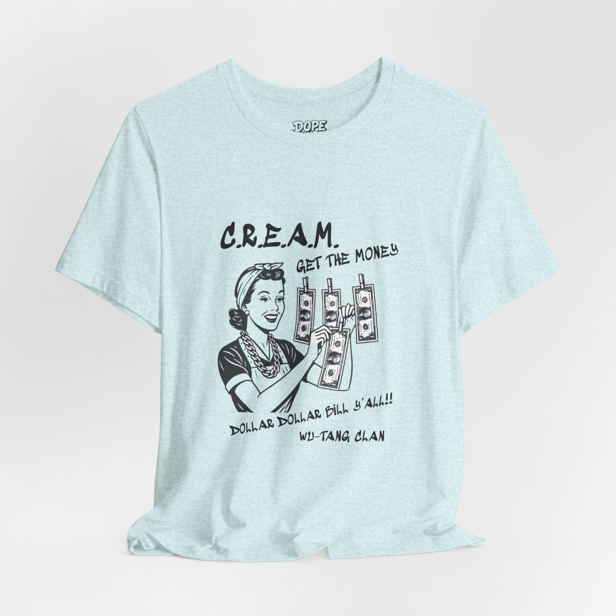 "C.R.E.A.M" (WU-TANG CLAN) - unisex jersey short sleeve tee