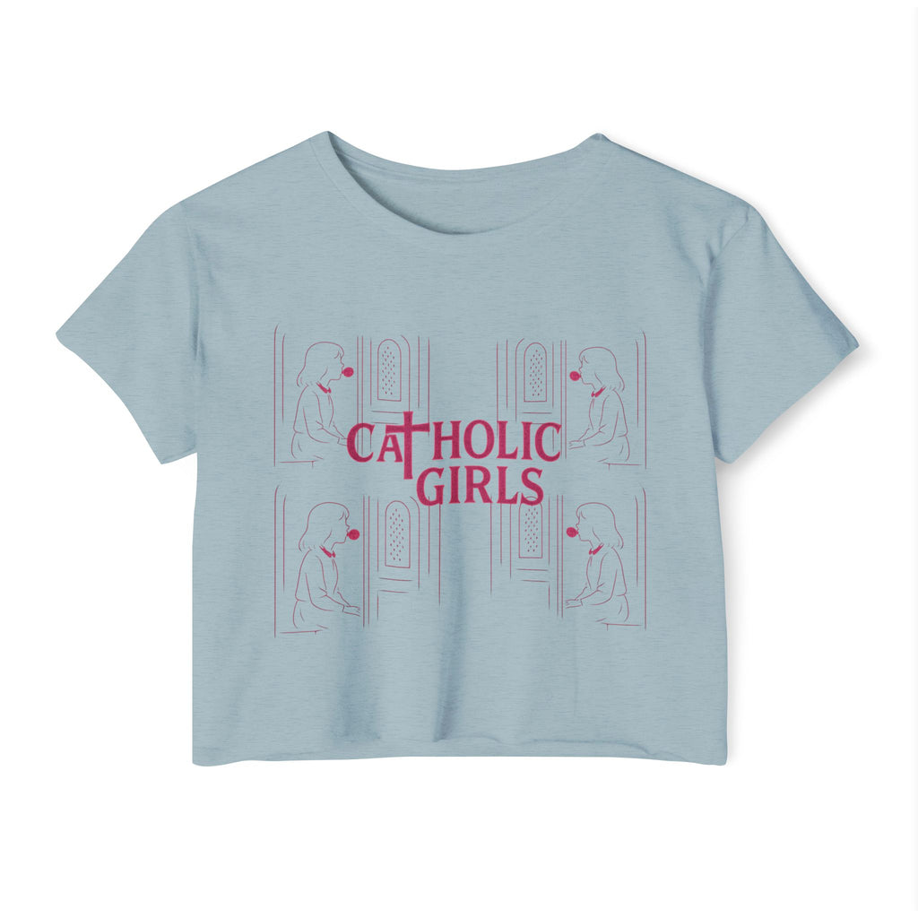 Frank Zappa "Catholic Girls" Festival Crop Top — Women's Graphic Crop Top