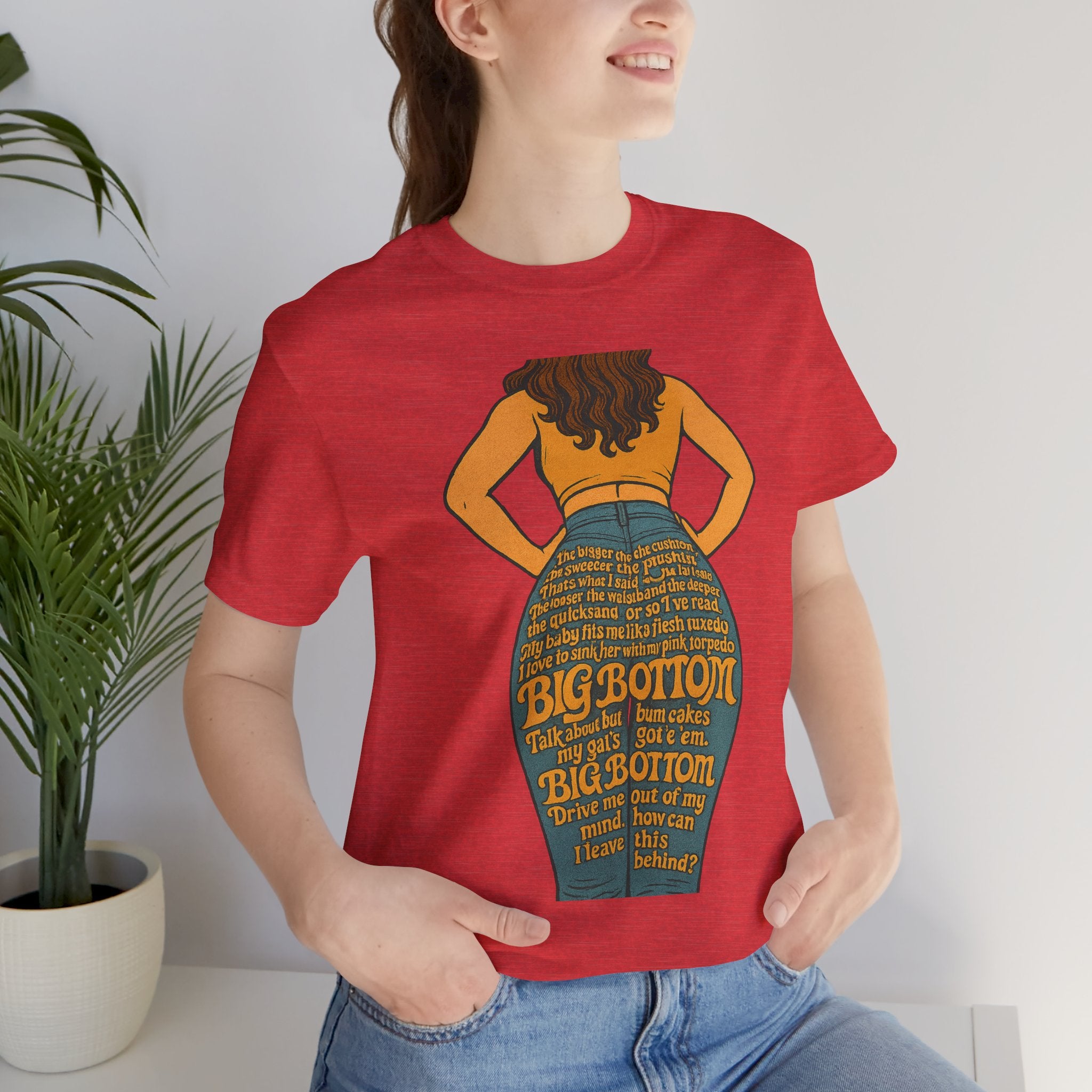 Big Bottom Tee — Funny Graphic T-Shirt