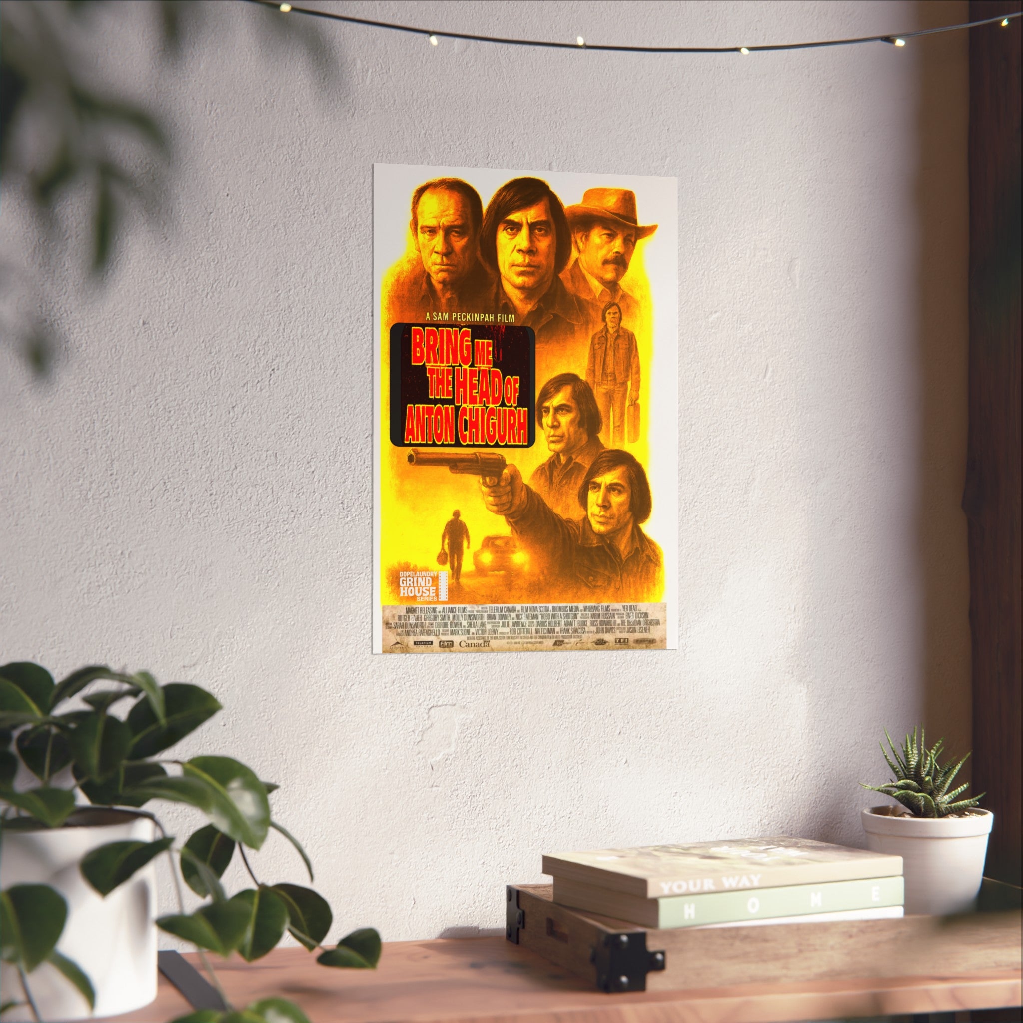 Art Print - 'Bring me the Head of Anton Chigurh' - Unique Gift for Film Lovers