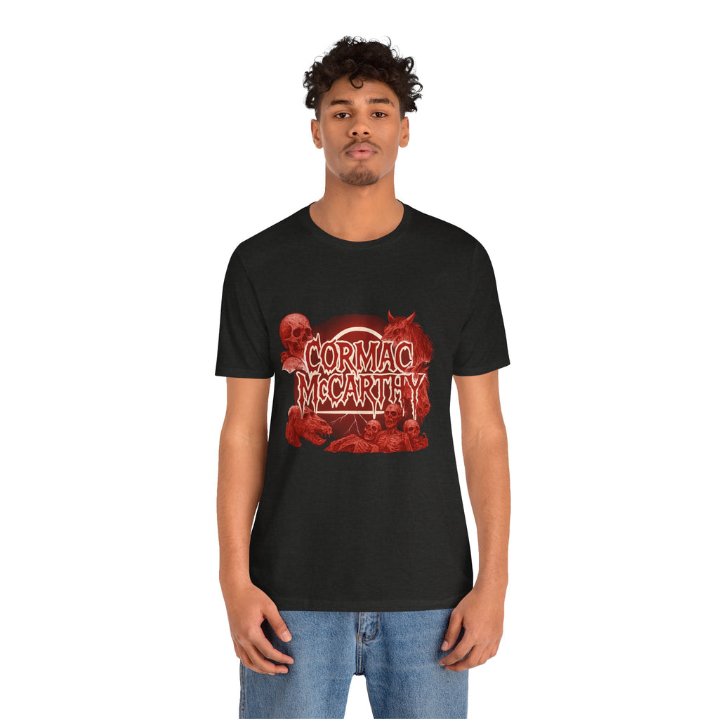 Cormac McCarthy Death Metal Tee — Band-Style Graphic T-Shirt