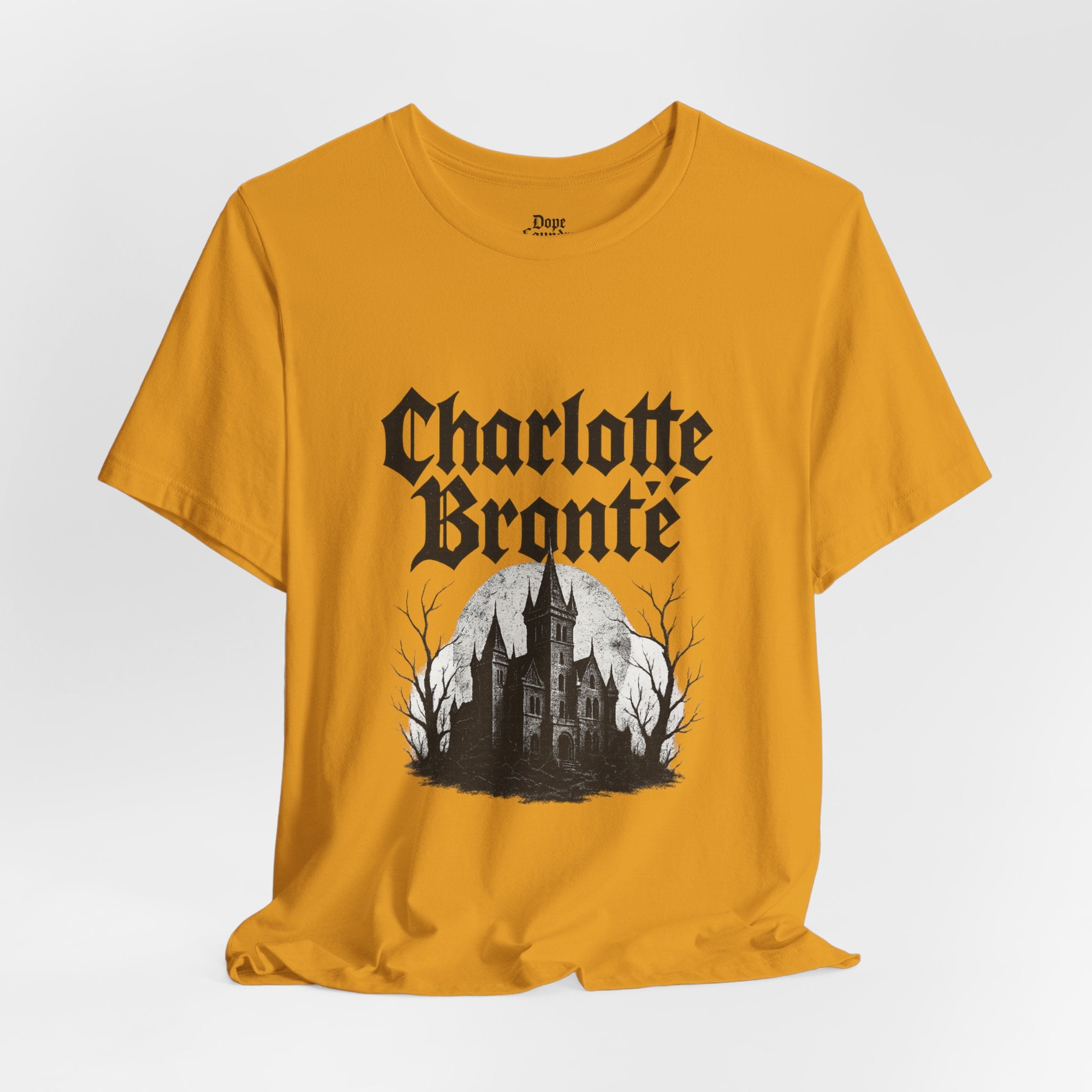 Charlotte Brontë Vintage Heavy Metal Graphic Tee (black ink variant)