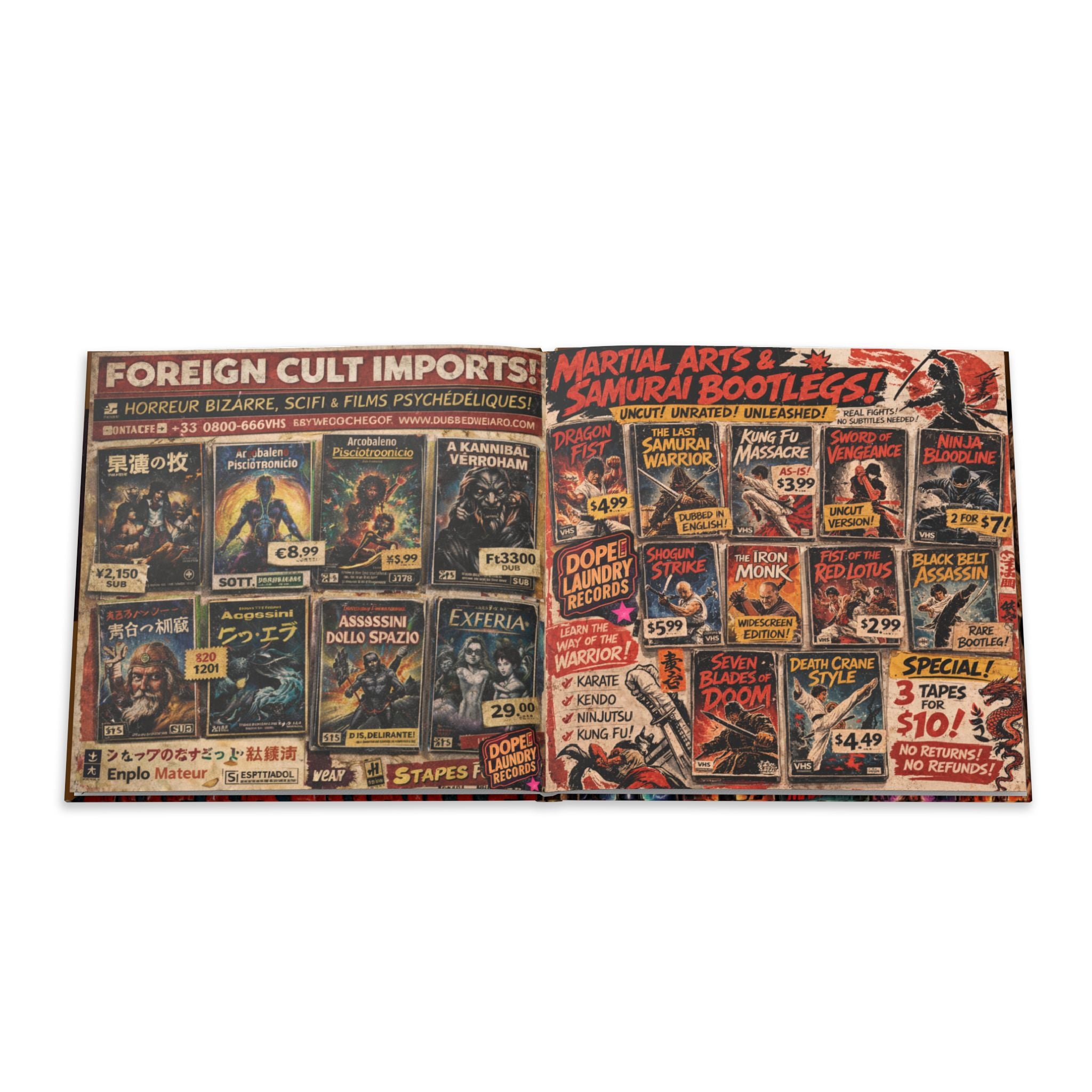 Hardcover Photo Book — Movie Mash-Up Universe: Retro Sci‑Fi Poster Collection