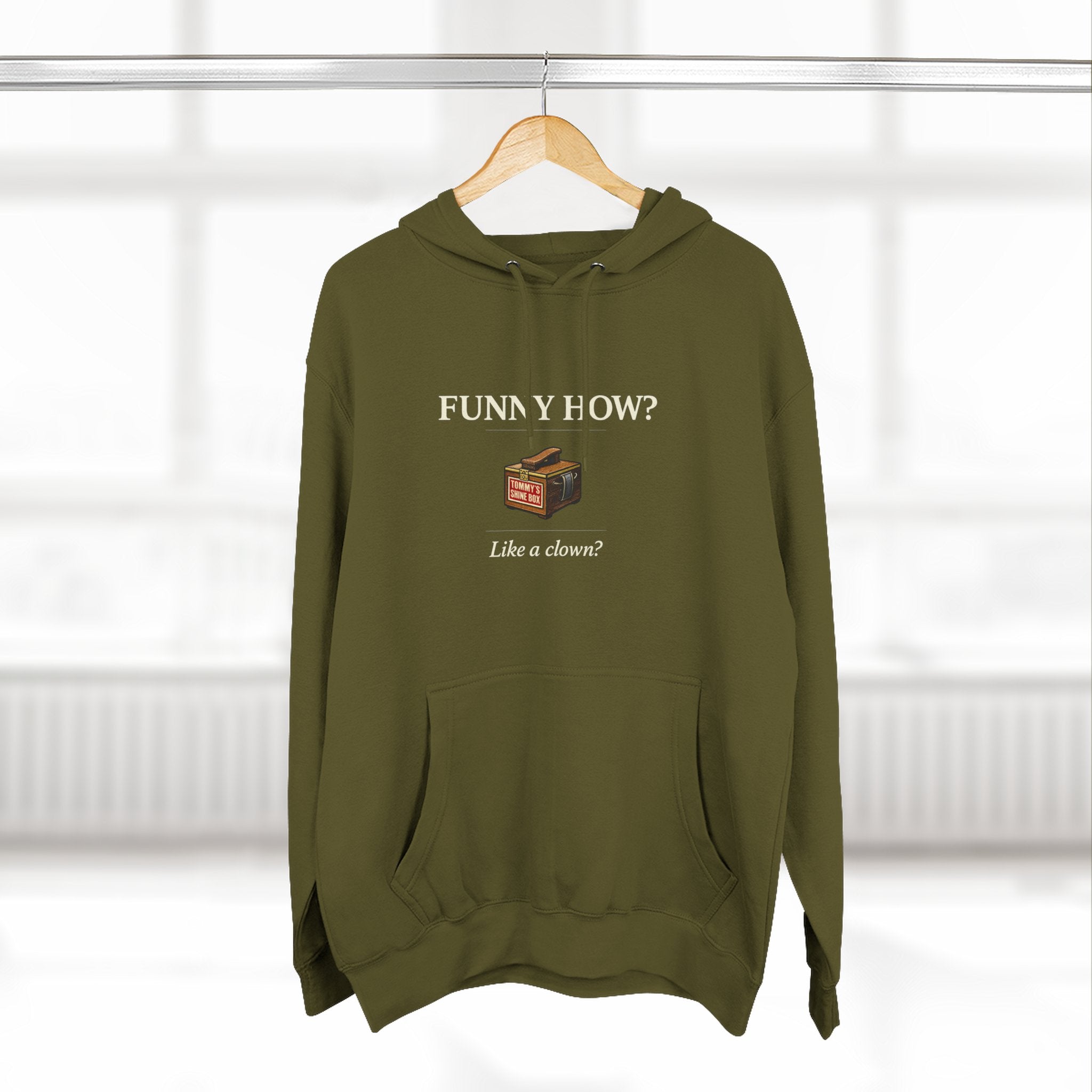 Funny How? Bamboo Lounge Hoodie — Cozy Graphic Fleece Pullover