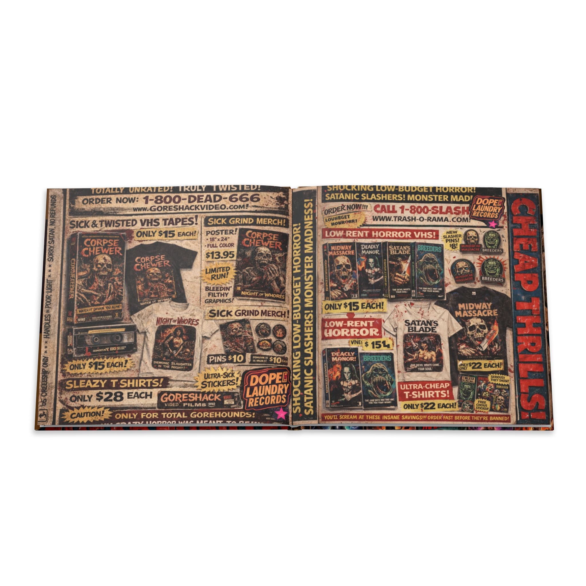 Hardcover Photo Book — Movie Mash-Up Universe: Retro Sci‑Fi Poster Collection