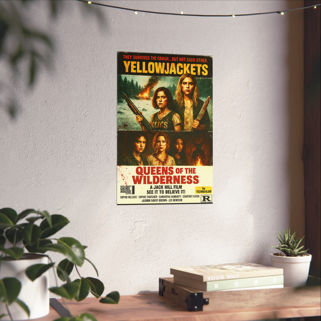Yellowjackets: Queens of the Wilderness Grind House Inspired Print Unique Gift for Film Lovers, Home Aesthetic
