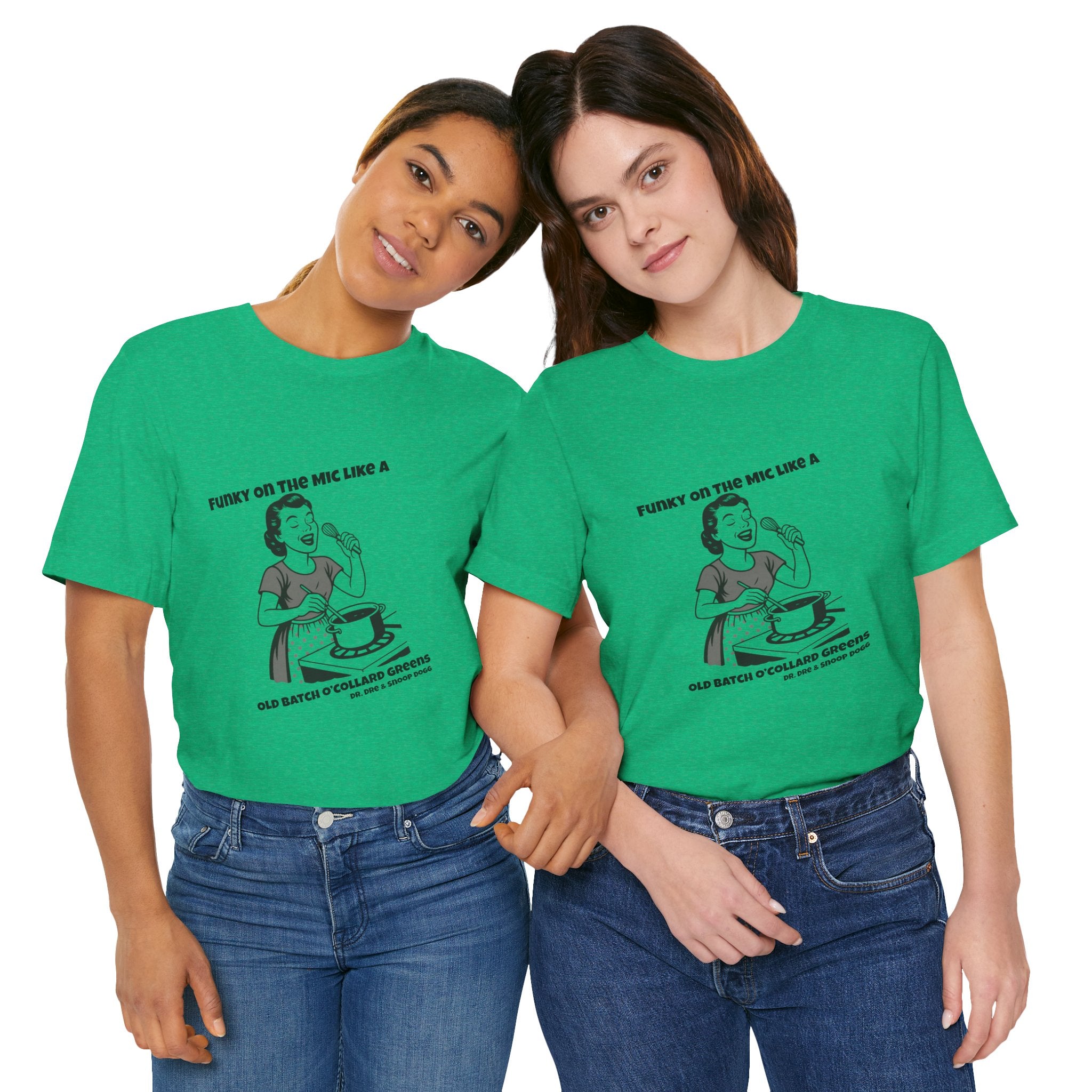 Funky on the Mic - Music Mash-up/ Vintage 50s Housewife (Unisex Tee)