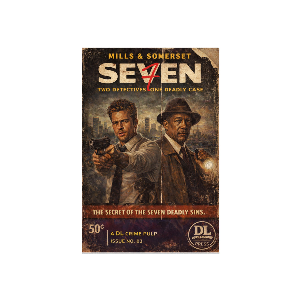 Mills & Somerset - Retro Crime Noir Fine Art Print