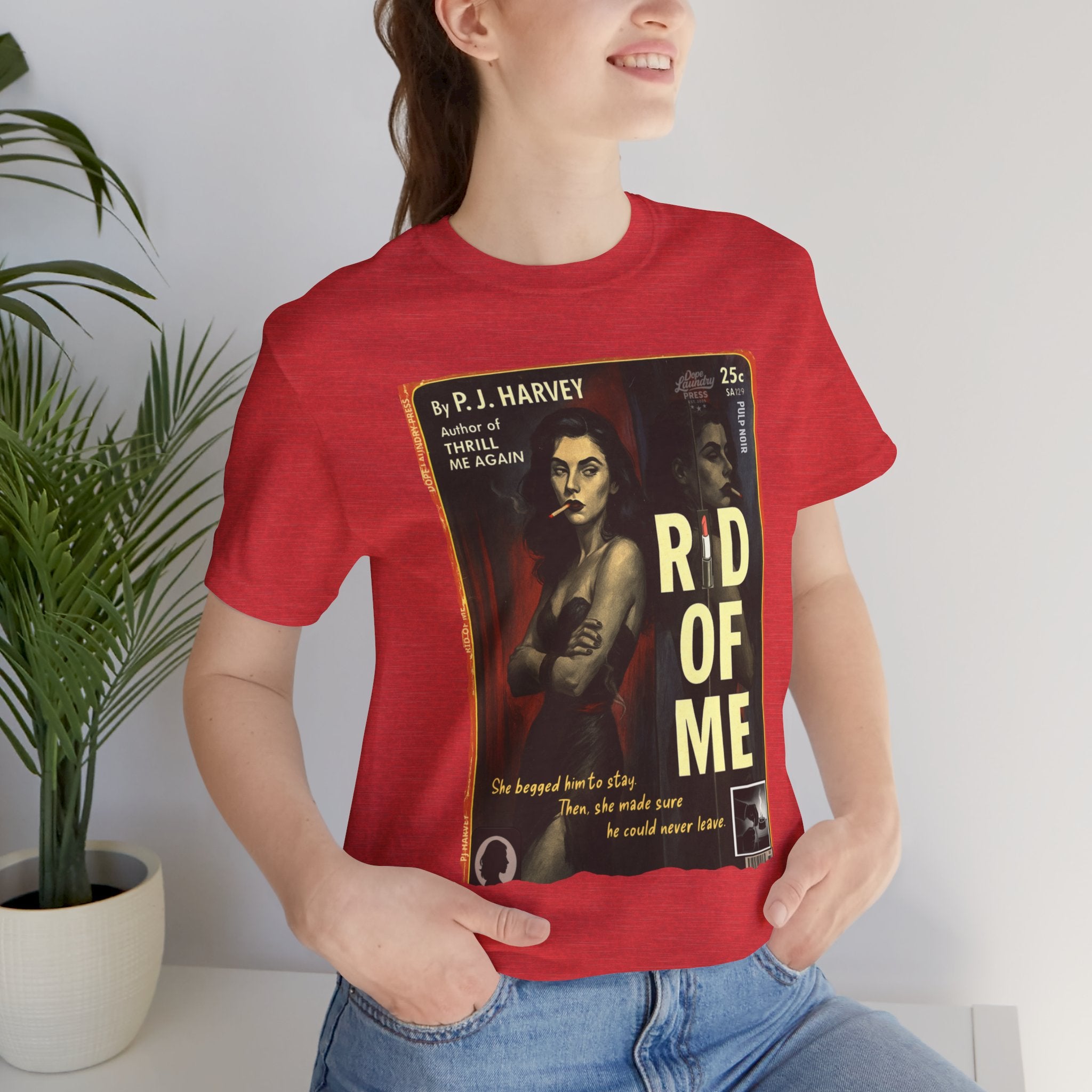 PJ Harvey - Rid of Me - Pulp-Noir Book Cover Tee