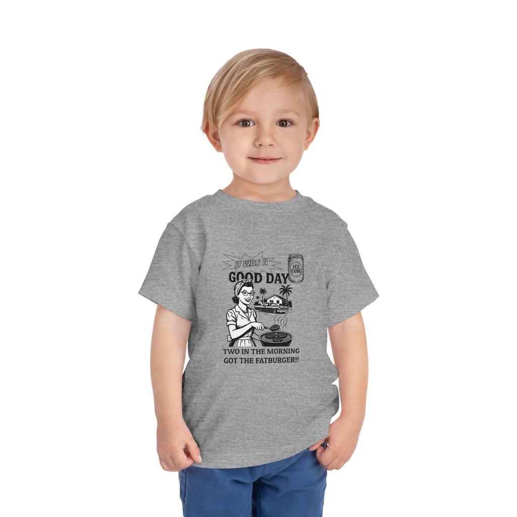 Toddler Tee - Ice Cube - It Was a Good Day - Retro Graphic Kids Shirt