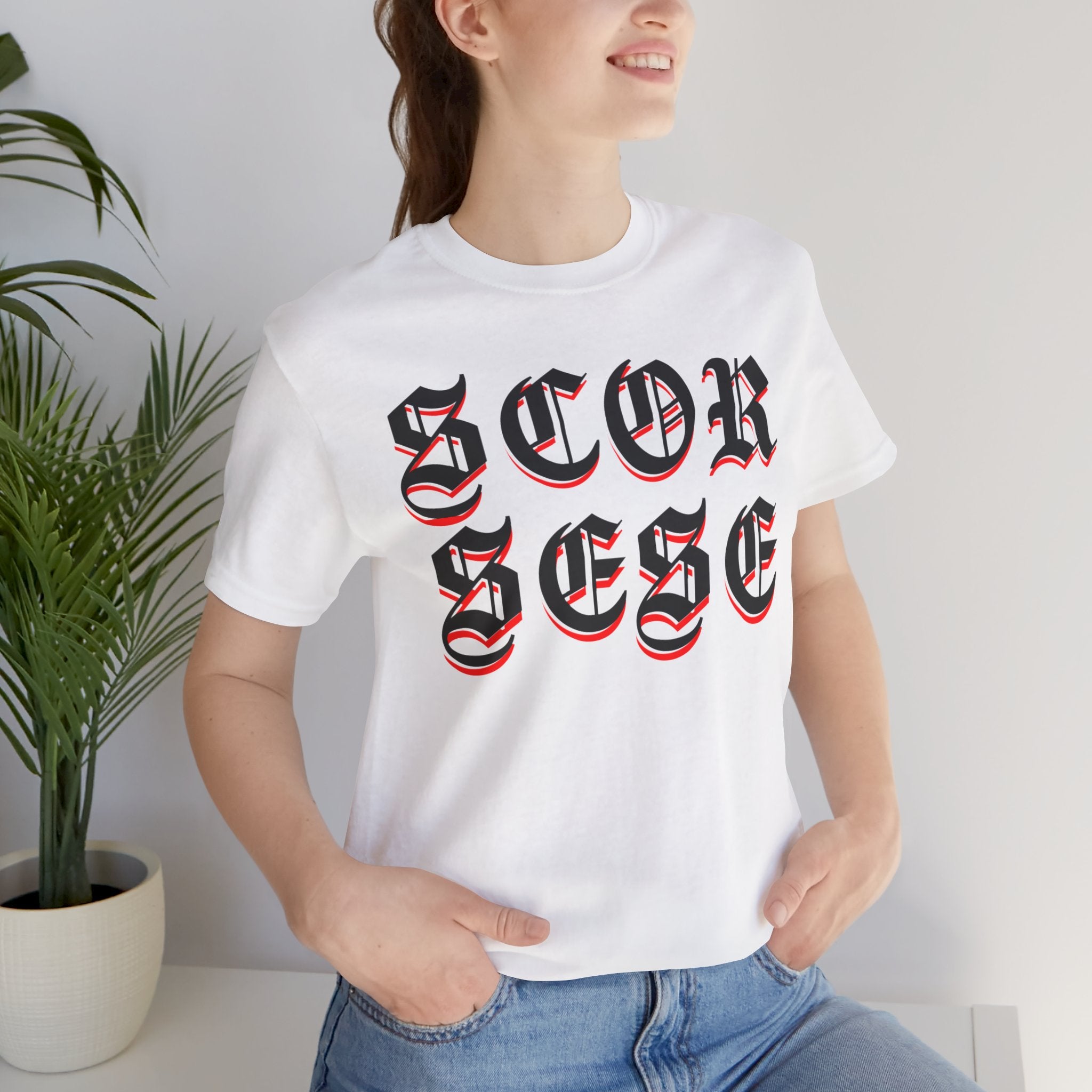 Scorsese Tribute - Old English Cult Movies Tee