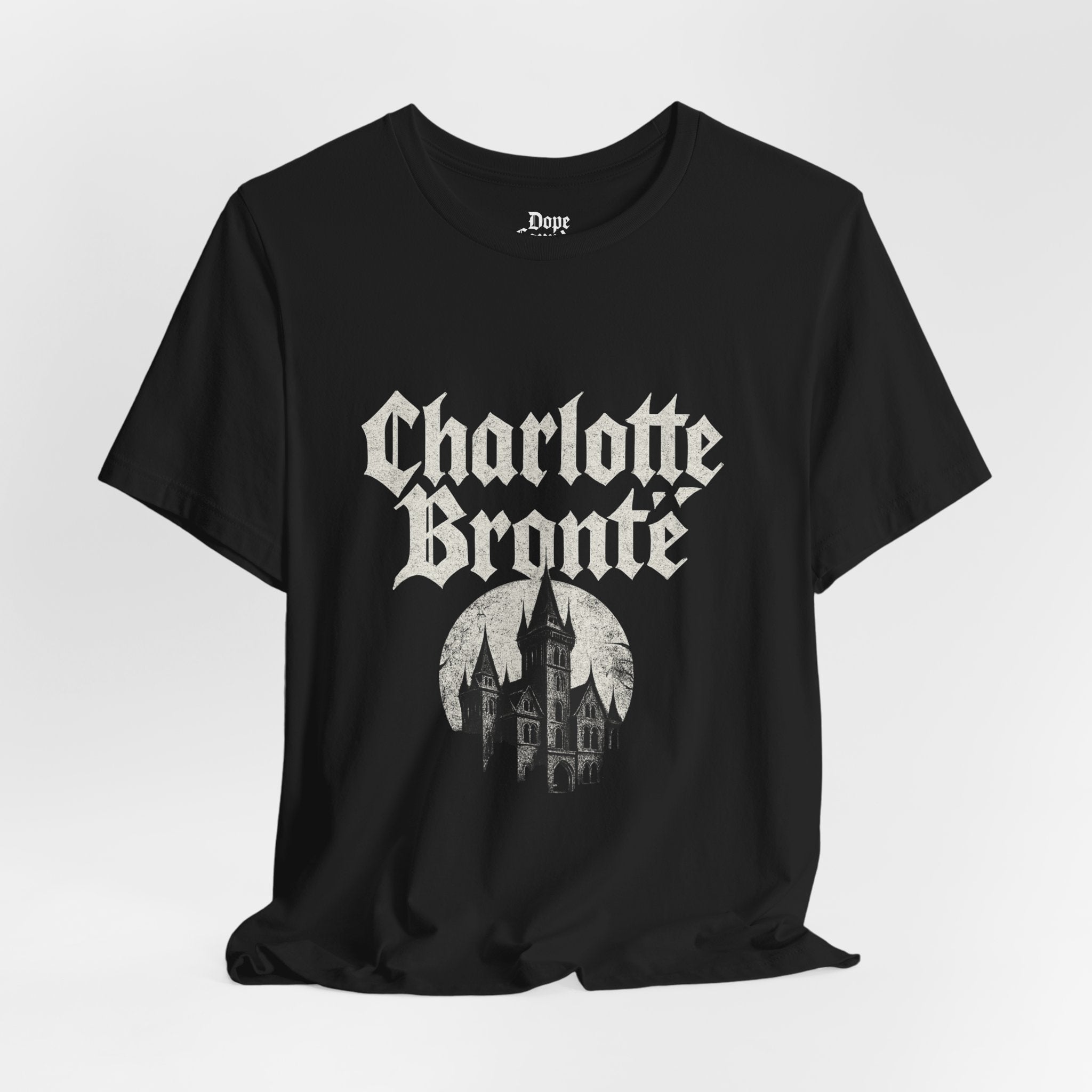 Charlotte Brontë Heavy Metal Vintage Graphic Tee — Literary Band Shirt