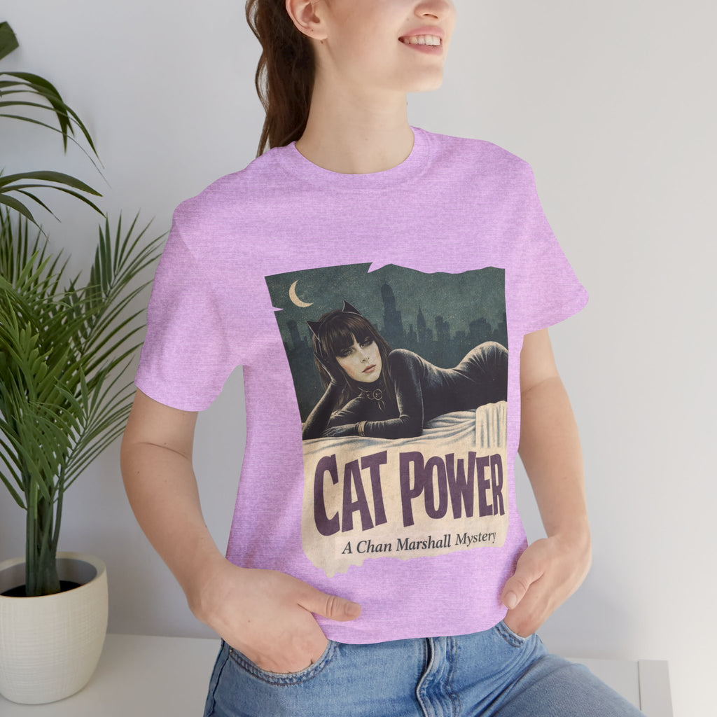 Cat Power Comic Book Tee — Retro Graphic Band Shirt