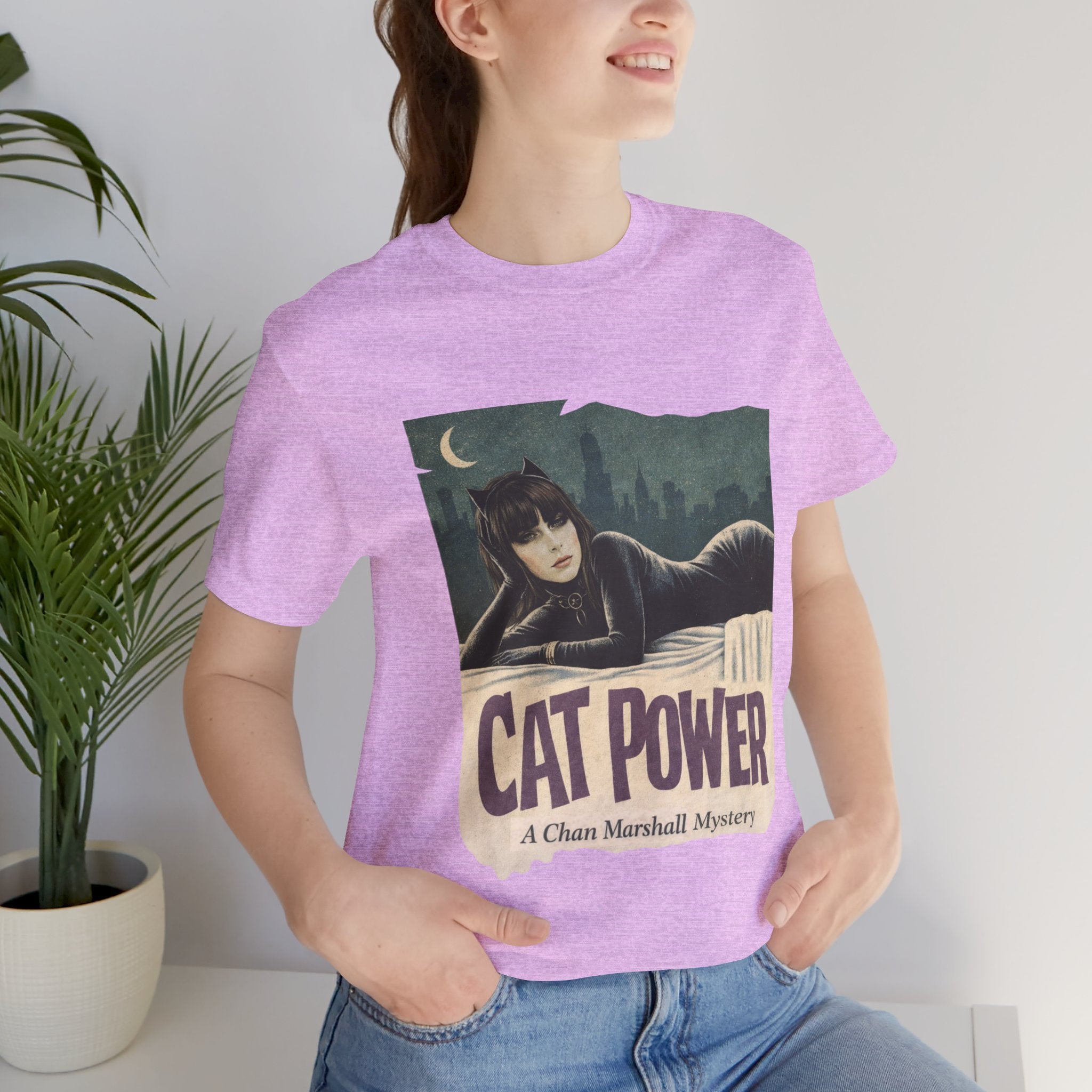 Cat Power Comic Book Tee — Retro Graphic Band Shirt