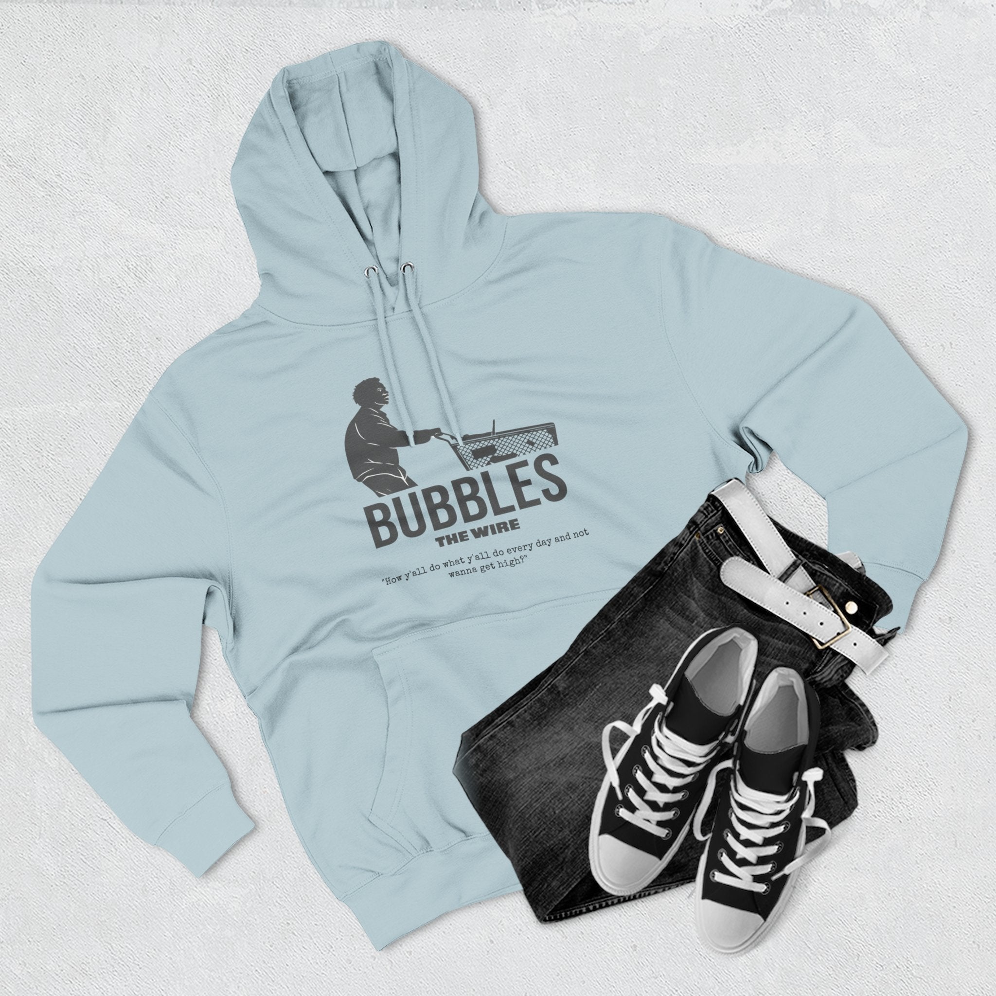 Bubbles 'How y'all do what you do' Fleece Hoodie (The Wire)- Street-wear, Casual Fashion