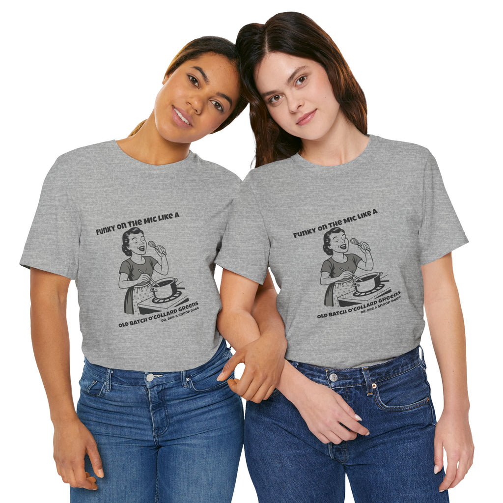 Funky on the Mic - Music Mash-up/ Vintage 50s Housewife (Unisex Tee)