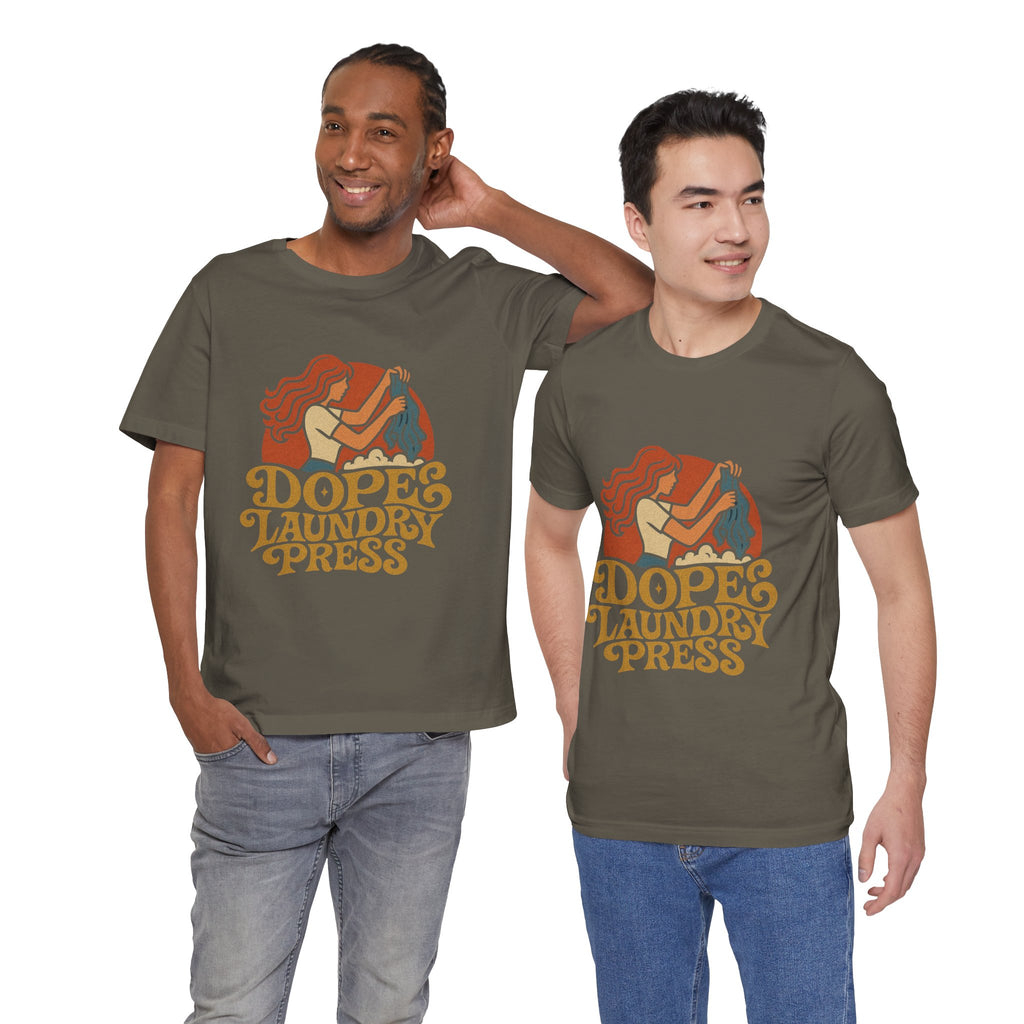 Dope Laundry Press 60s Logo Tee — Vintage Graphic T-Shirt