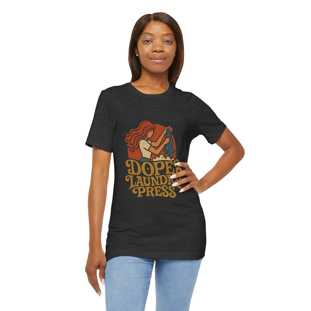 Dope Laundry Press 60s Logo Tee — Vintage Graphic T-Shirt