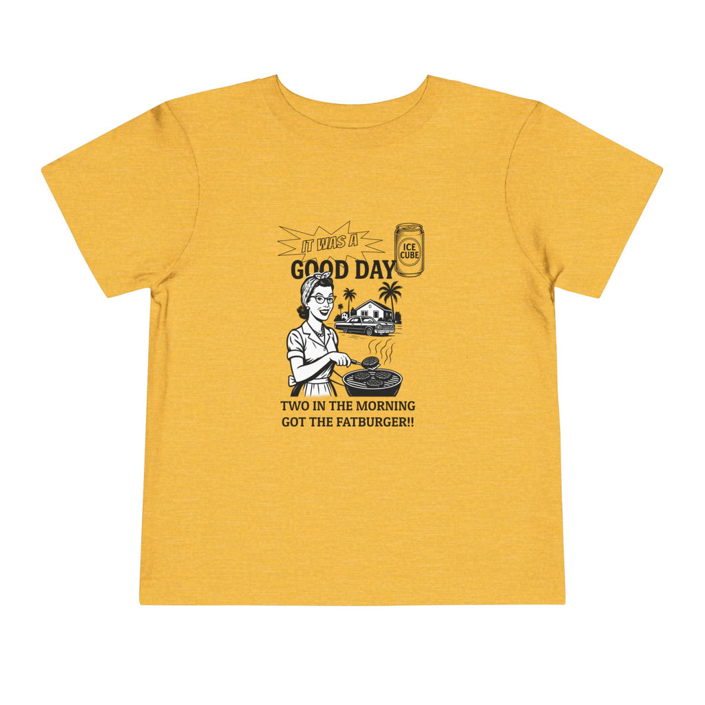 Toddler Tee - Ice Cube - It Was a Good Day - Retro Graphic Kids Shirt