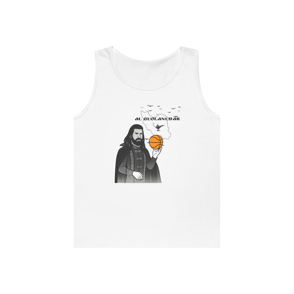 Nandor Al Quolanudar Basketball tank top (What we do in the shadows) - (2 sided) Unisex Heavy Cotton Tank Top