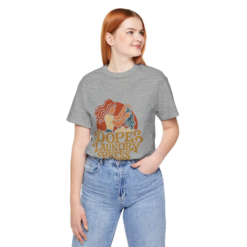 Dope Laundry Press 60s Logo Tee — Vintage Graphic T-Shirt