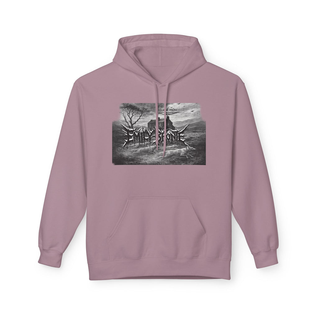 Emily Brontë Gothic Landscape Hoodie — Moody Literary Pullover