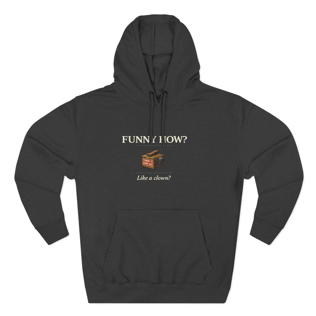 Funny How? Bamboo Lounge Hoodie — Cozy Graphic Fleece Pullover