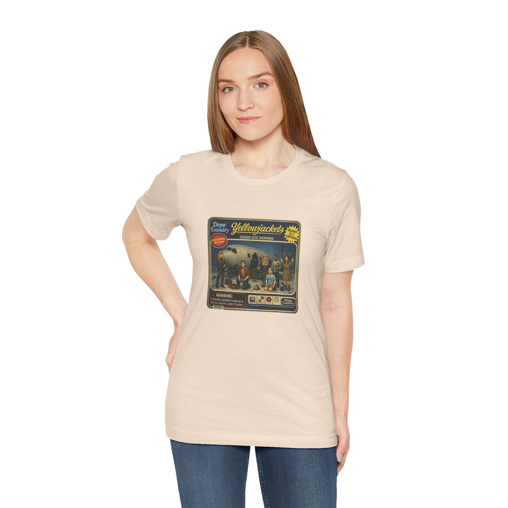 Yellowjackets "Crash Site Playset" Tee — Vintage TV Show Graphic T-Shirt