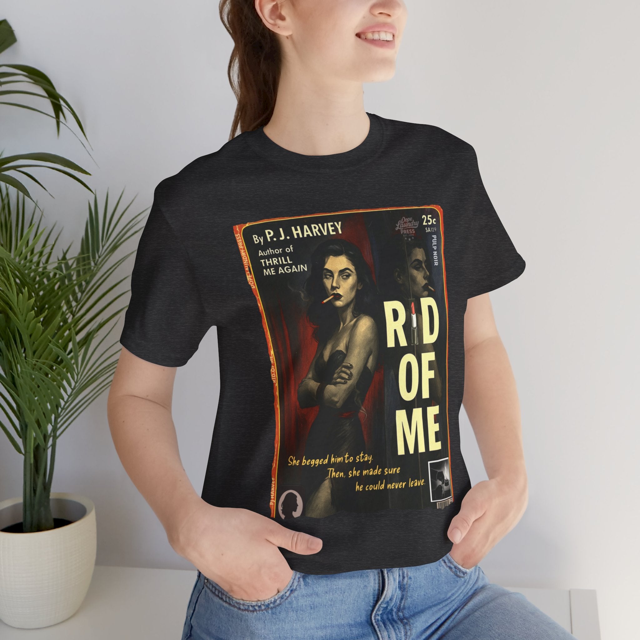 PJ Harvey - Rid of Me - Pulp-Noir Book Cover Tee