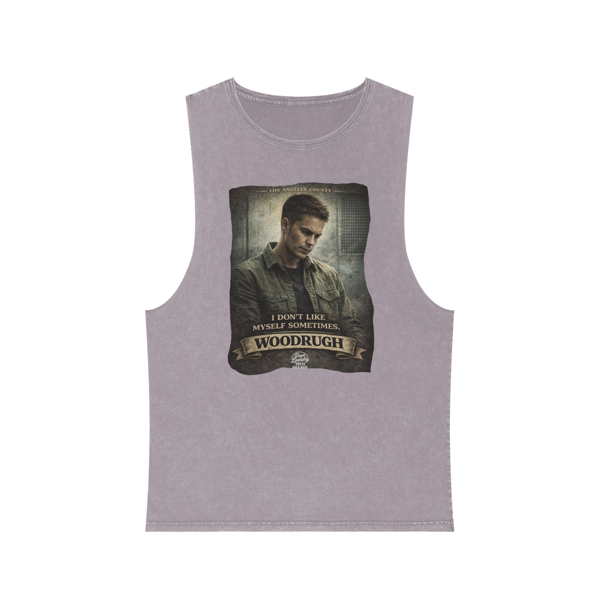 Woodrough Portrait Tank Top — Vintage Graphic Sleeveless Tee