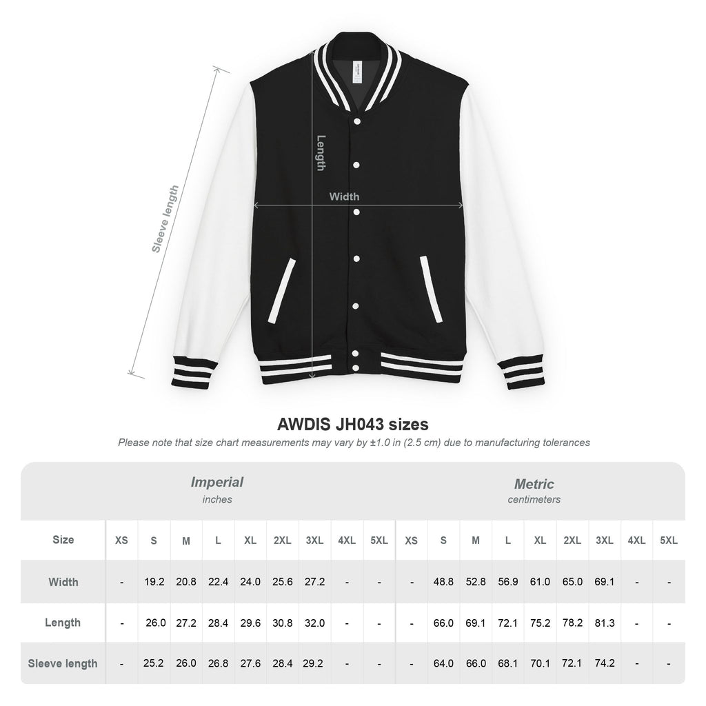 Yellowjackets Letterman Jacket — Wiskayok School Varsity Style Jacket