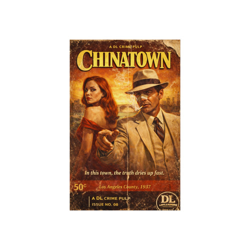 Chinatown - Retro Crime Noir Fine Art Print