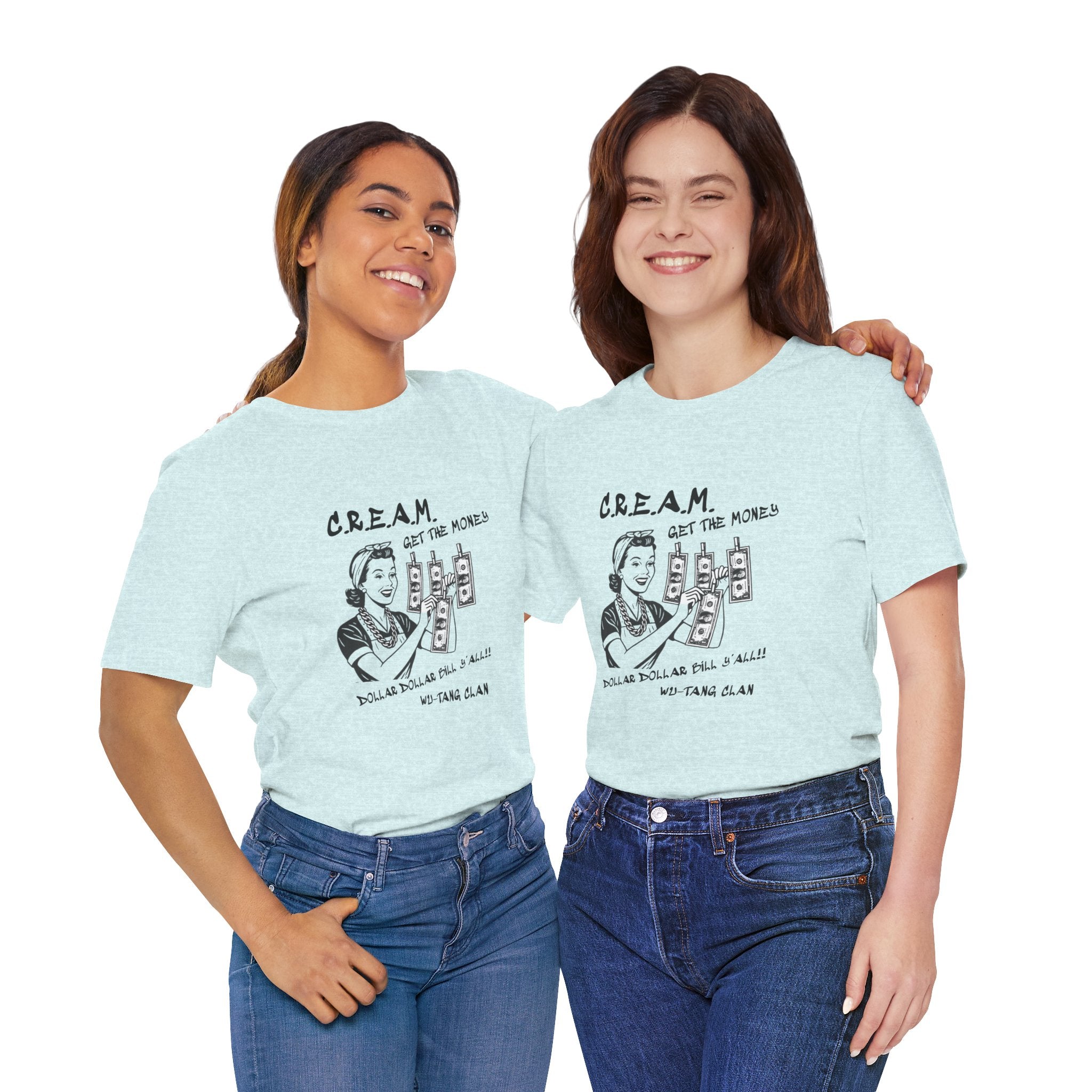"C.R.E.A.M" (WU-TANG CLAN) - unisex jersey short sleeve tee