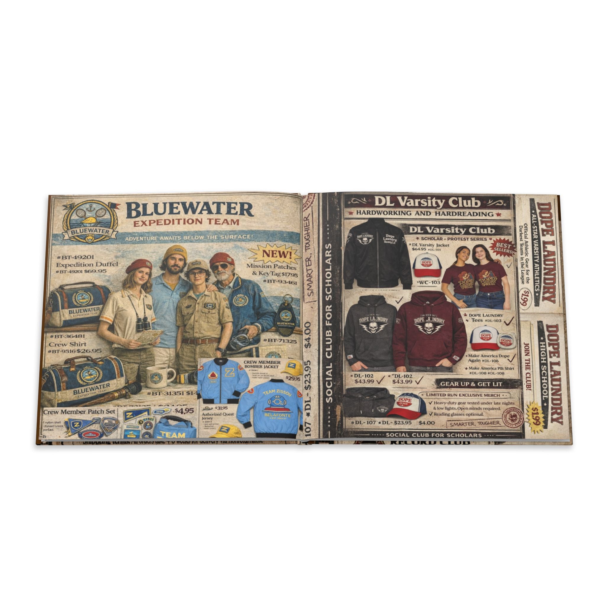 Dope Laundry Atheltics Club Catalog