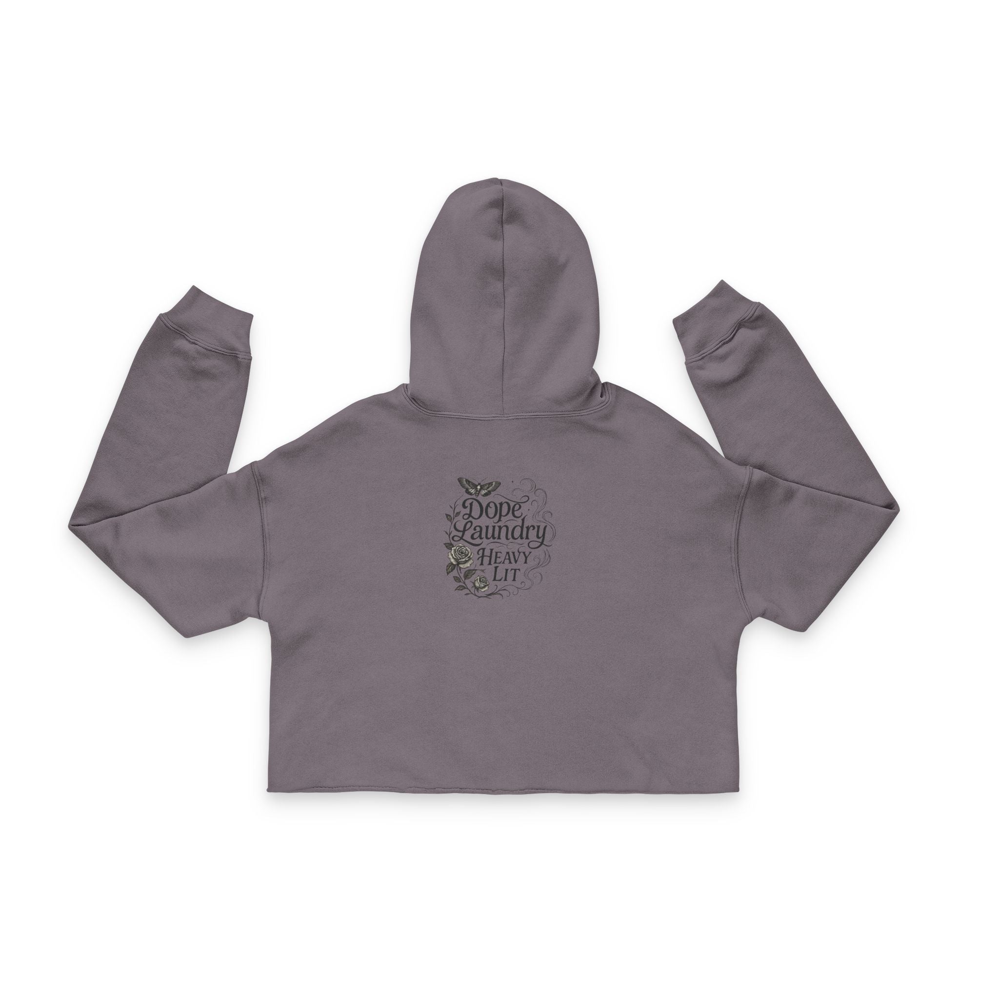 Women's Cropped Hoodie - Virginia Woolf "Lighthouse"