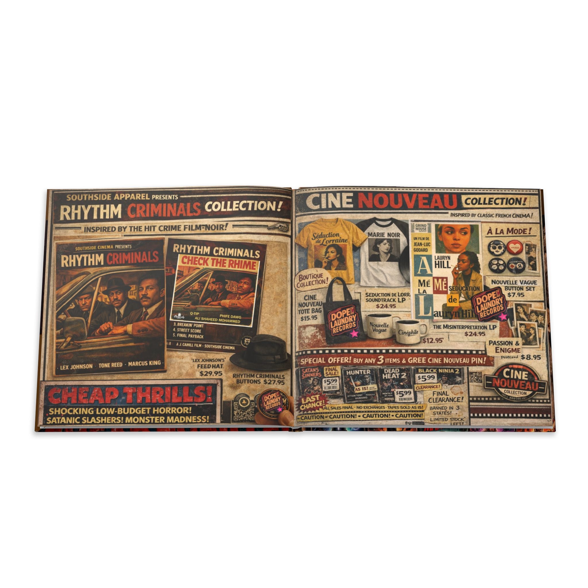 Hardcover Photo Book — Movie Mash-Up Universe: Retro Sci‑Fi Poster Collection