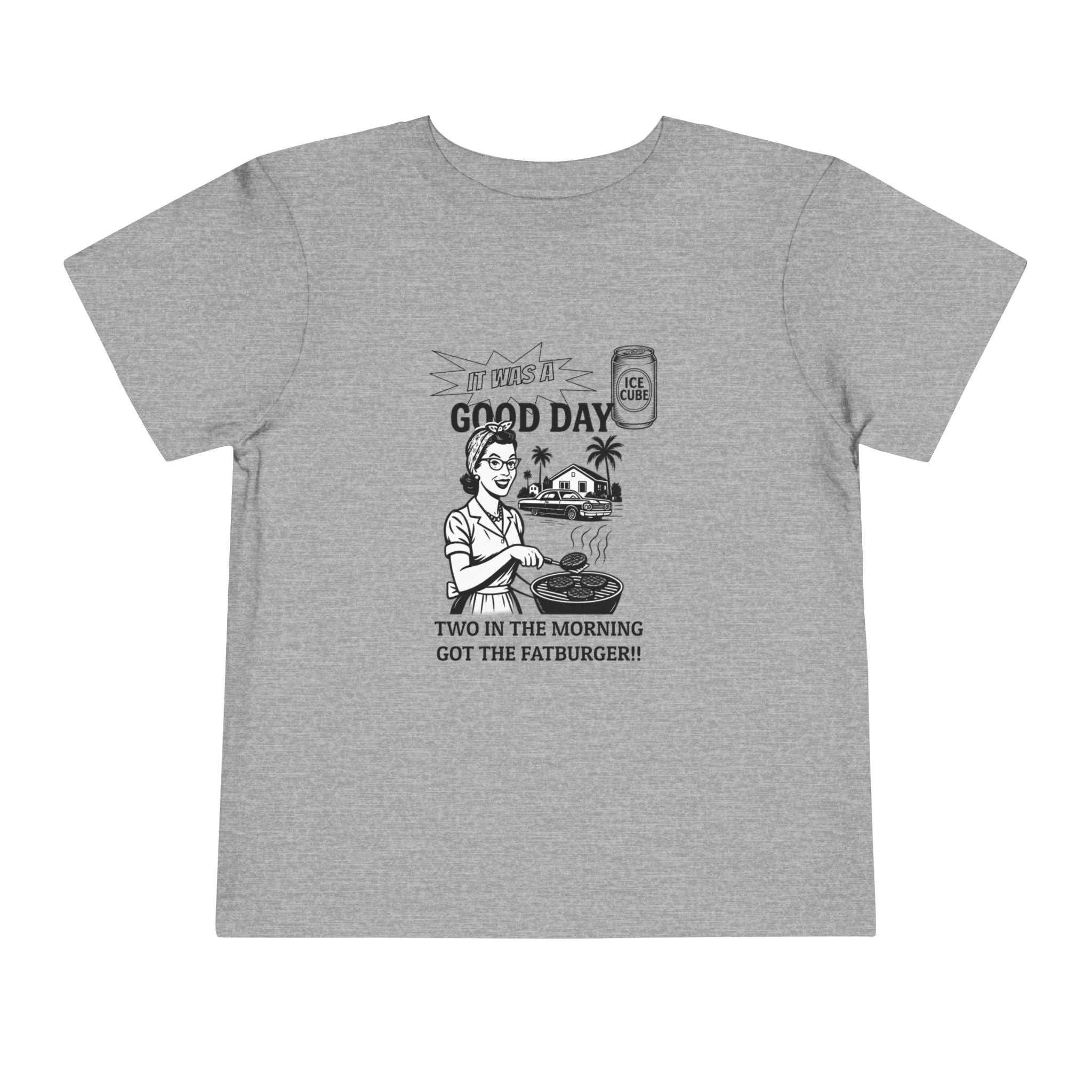 Toddler Tee - Ice Cube - It Was a Good Day - Retro Graphic Kids Shirt