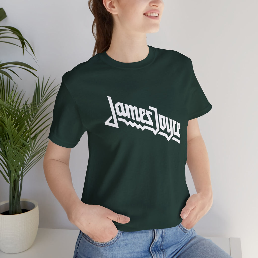 James Joyce "Heavy Lit" Graphic T-Shirt (white ink variant) — Literary Book Lover Tee