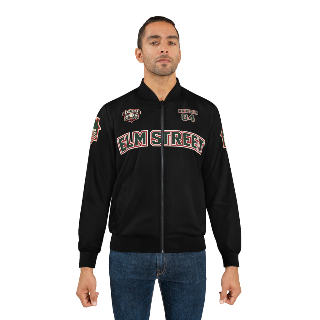 Krueger 84 Horror Bomber Jacket — Freddy Krueger Movie Design