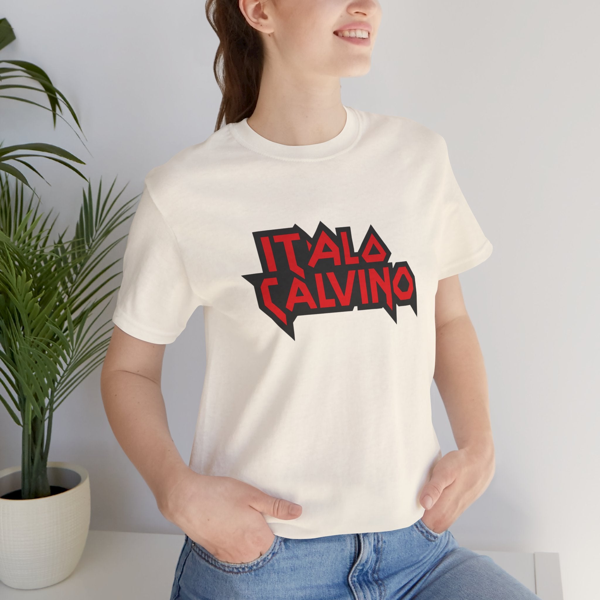 Italo Calvino 'Heavy Lit' Vintage Graphic T-Shirt