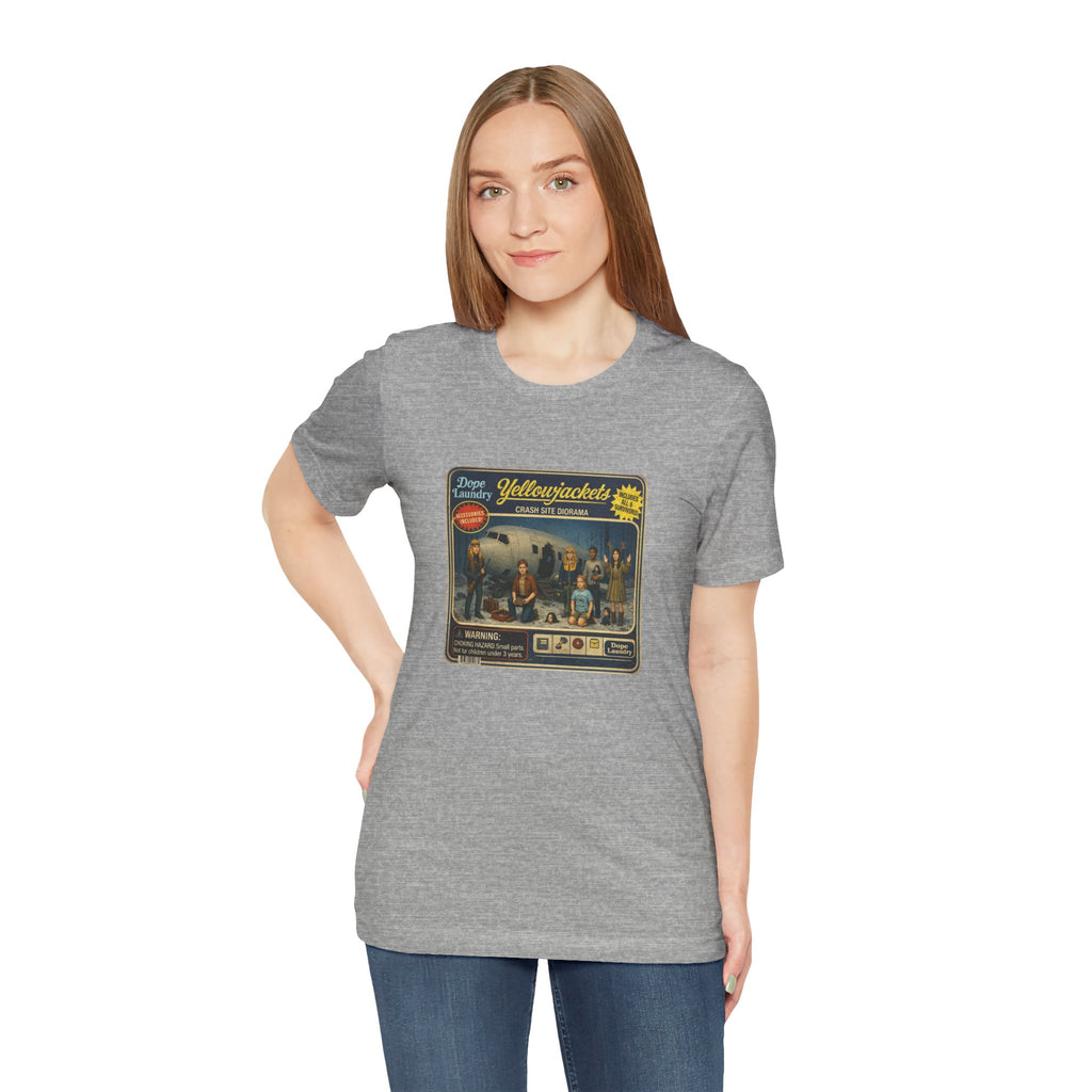 Yellowjackets "Crash Site Playset" Tee — Vintage TV Show Graphic T-Shirt