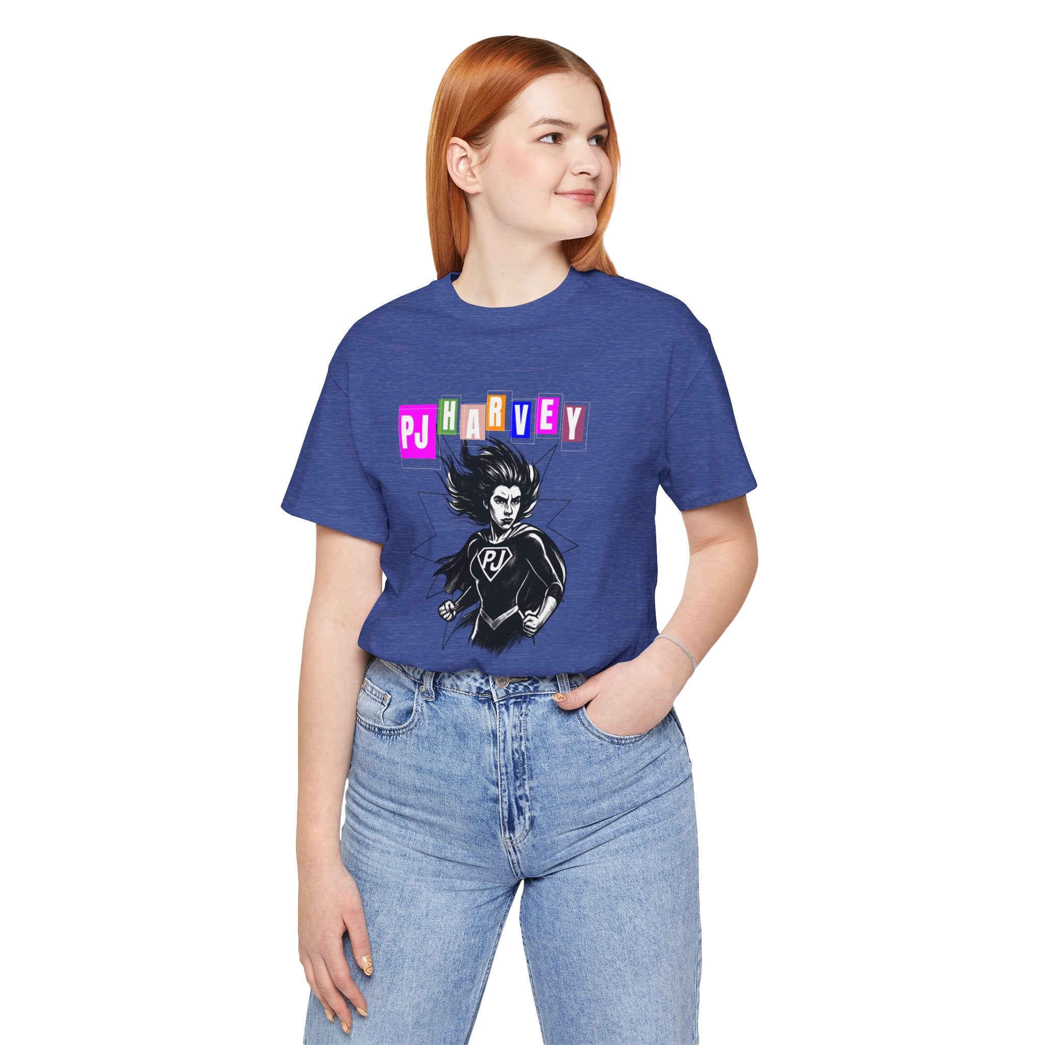 PJ Harvey "Superheroine" - Unisex Jersey Short Sleeve Tee