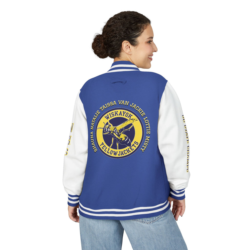 Yellowjackets Letterman Jacket — Wiskayok School Varsity Style Jacket