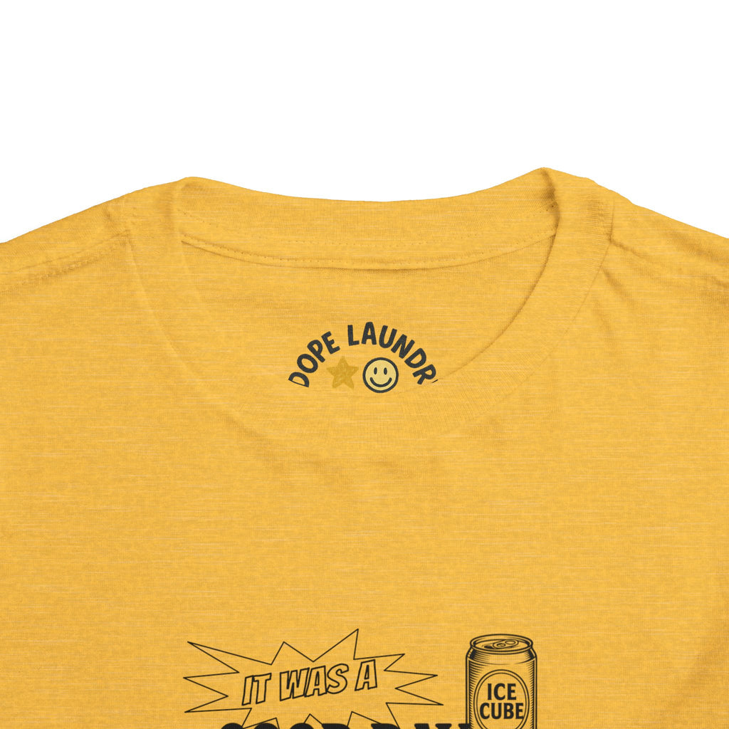 Toddler Tee - Ice Cube - It Was a Good Day - Retro Graphic Kids Shirt