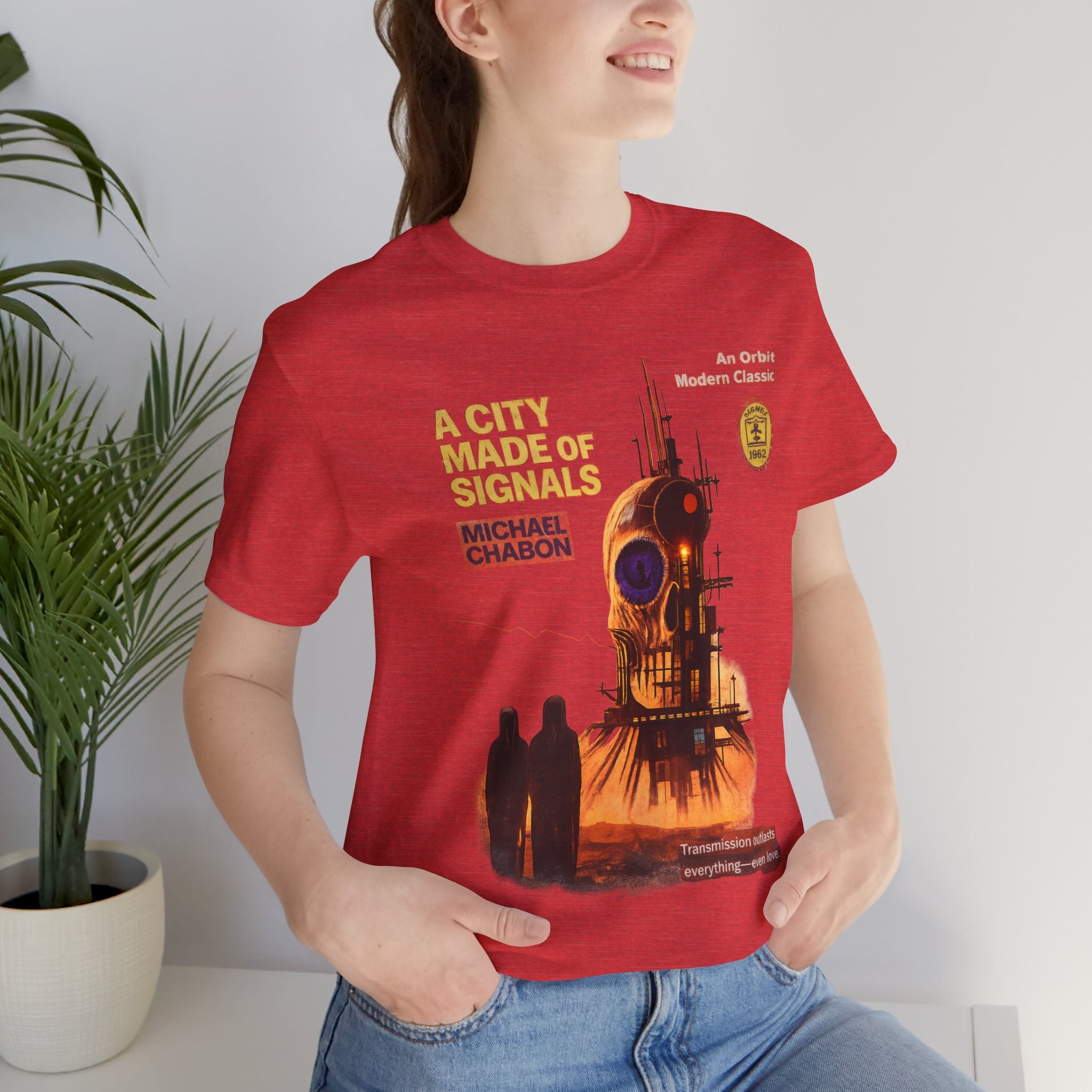 Michael Chabon - Sci-fi Book Cover (variant) - Vintage Graphic T-Shirt