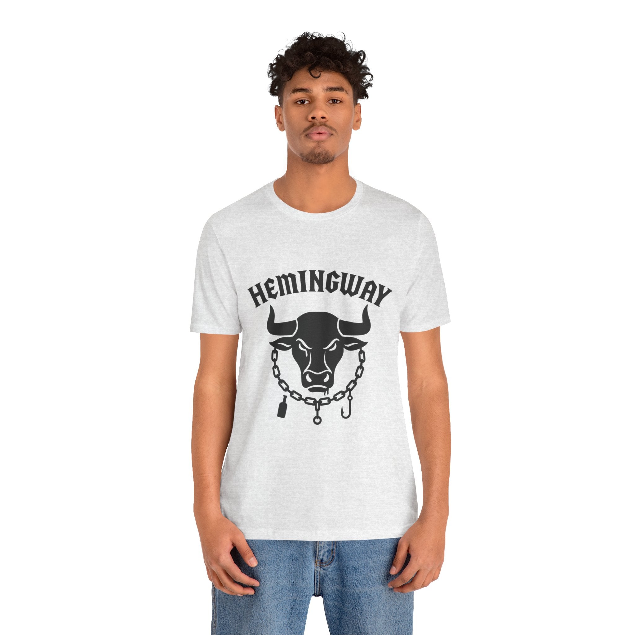 Hemingway Bull Vintage Graphic T-Shirt