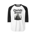 Charlotte Brontë Gothic Raglan Shirt — Haunted Manor Literary Tee